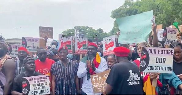 Bail application hearing for Democracy Hub protestors adjourned to 7th October