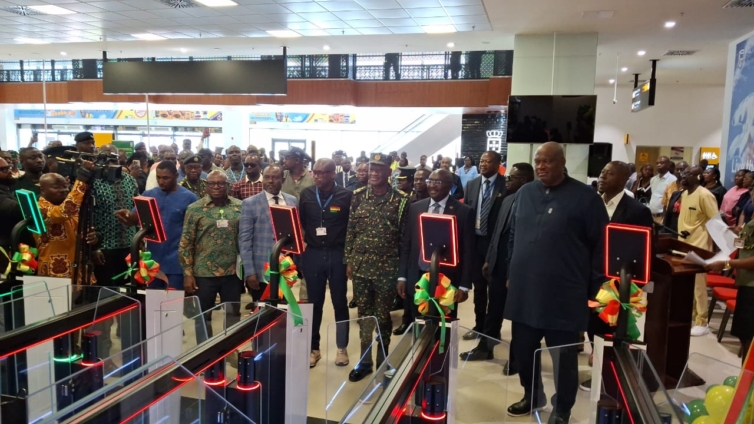 Vice President Bawumia commissions E-Gates at Kotoka International Airport