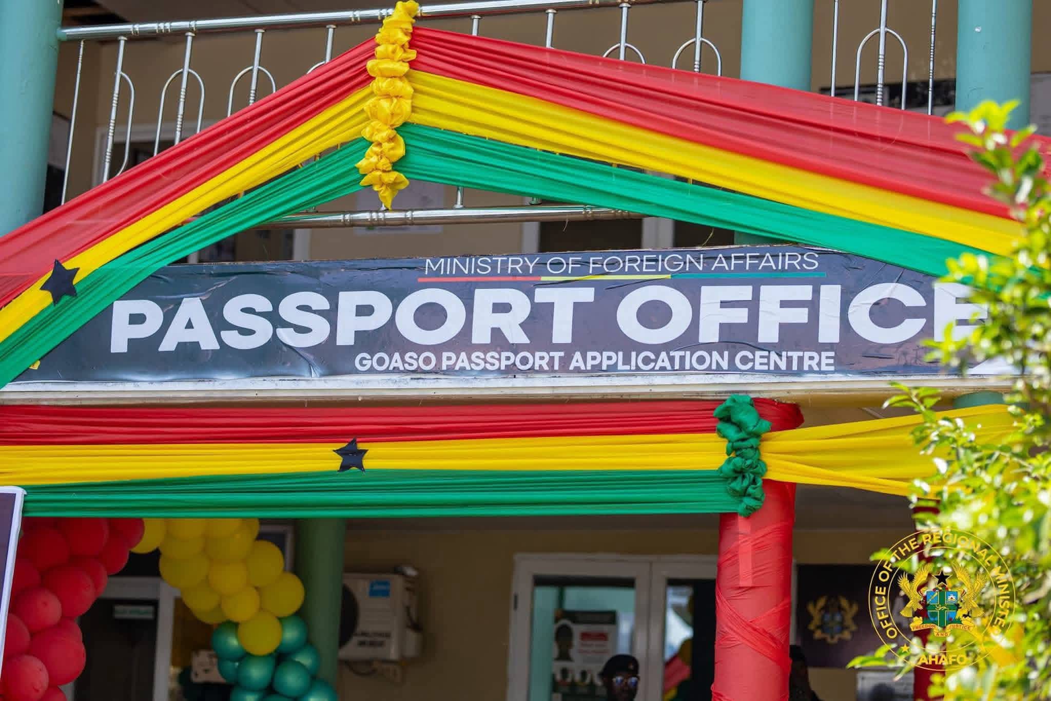 GOVERNMENT COMMISSIONS AHAFO REGIONAL PASSPORT APPLICATION CENTRE